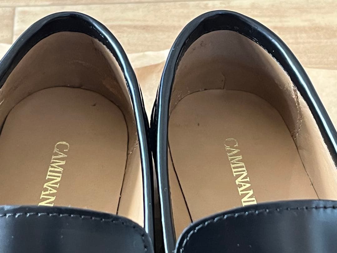 カレンソロジー /CAMINANDO プレーンローファー ブラック 38