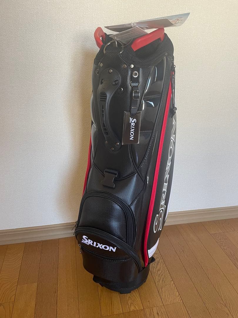 KTMさま　新品★Srixon 軽量キャディバッグ 黒/赤/白
