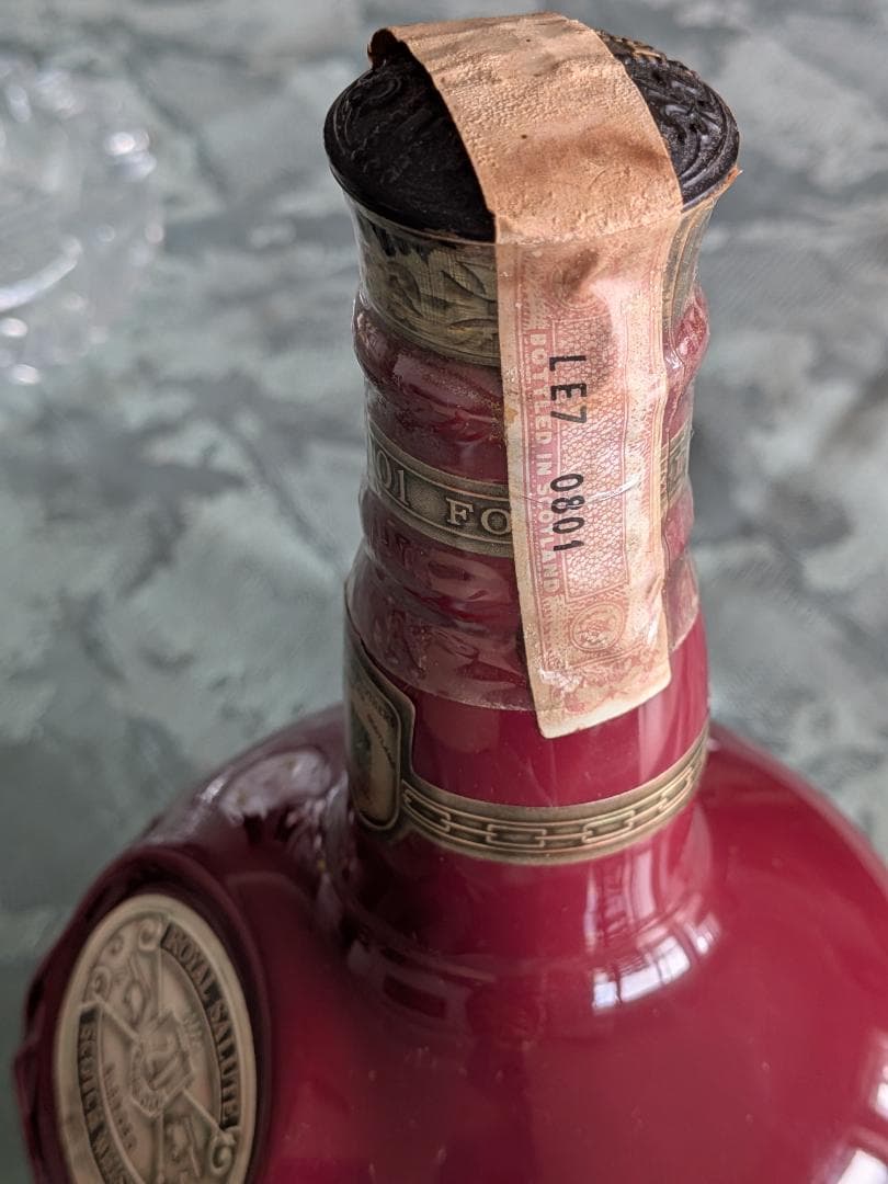 【未開栓美品】 Salute ロイヤルサルート21年赤ボトルウイスキー