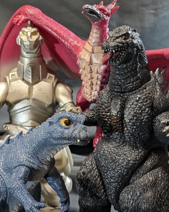 平成VSシリーズ ゴジラ・ベビー・メカゴジラ・ラドン（バンダイ）４体セット