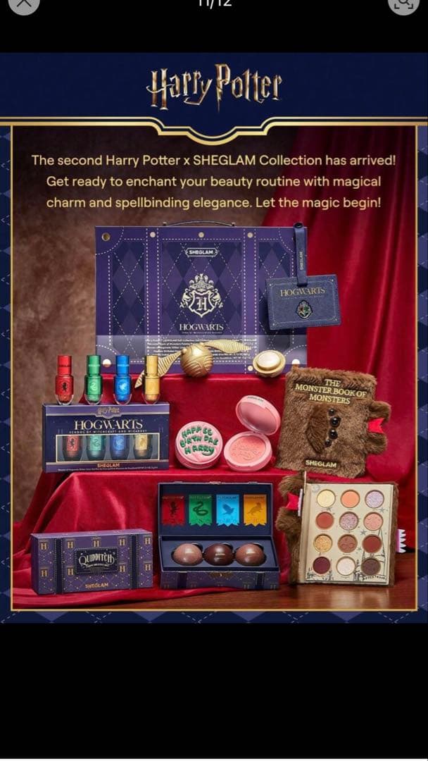 新品未使用Harry Potter×SHEGLAM フルコレクションセット2.0