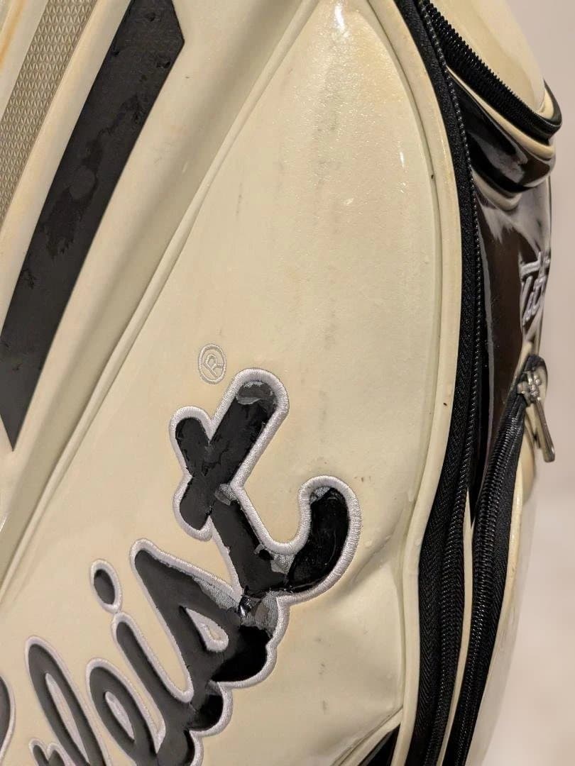 Titleistキャディバッグ CB610WT ホワイト/ブラック ツアーモデル