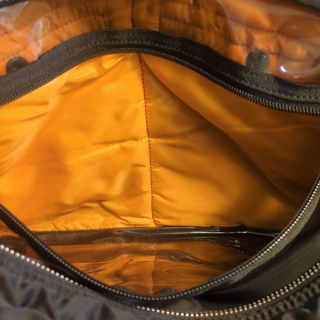 【廃盤】ポーター　PORTER タンカー　ブラック ショルダーバッグ　やや大きめ