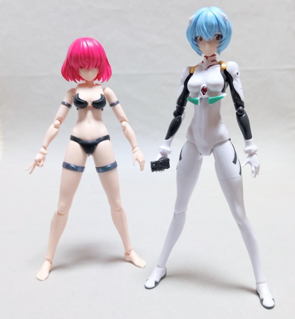 2体セット 完成品 30MP 綾波レイ(プラグスーツVer.) 組立て済