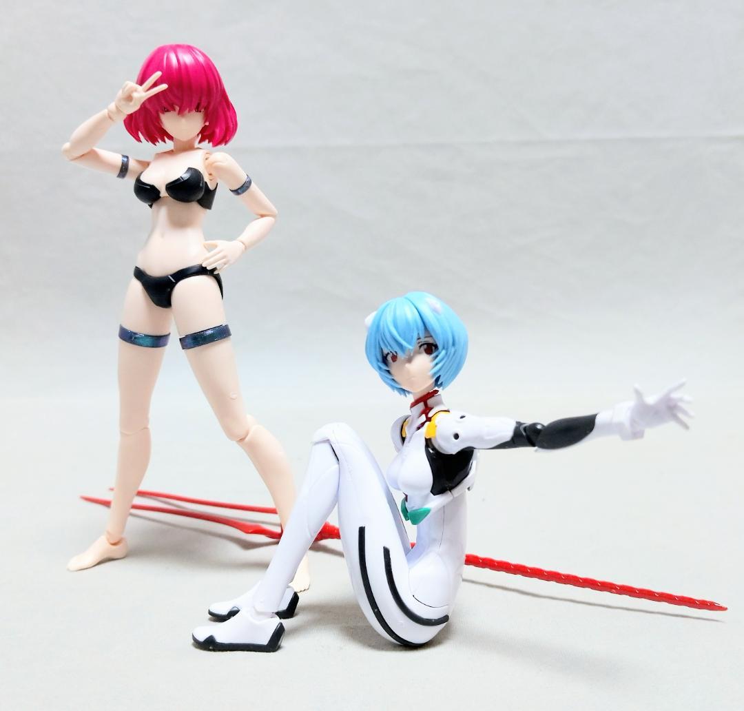 2体セット 完成品 30MP 綾波レイ(プラグスーツVer.) 組立て済