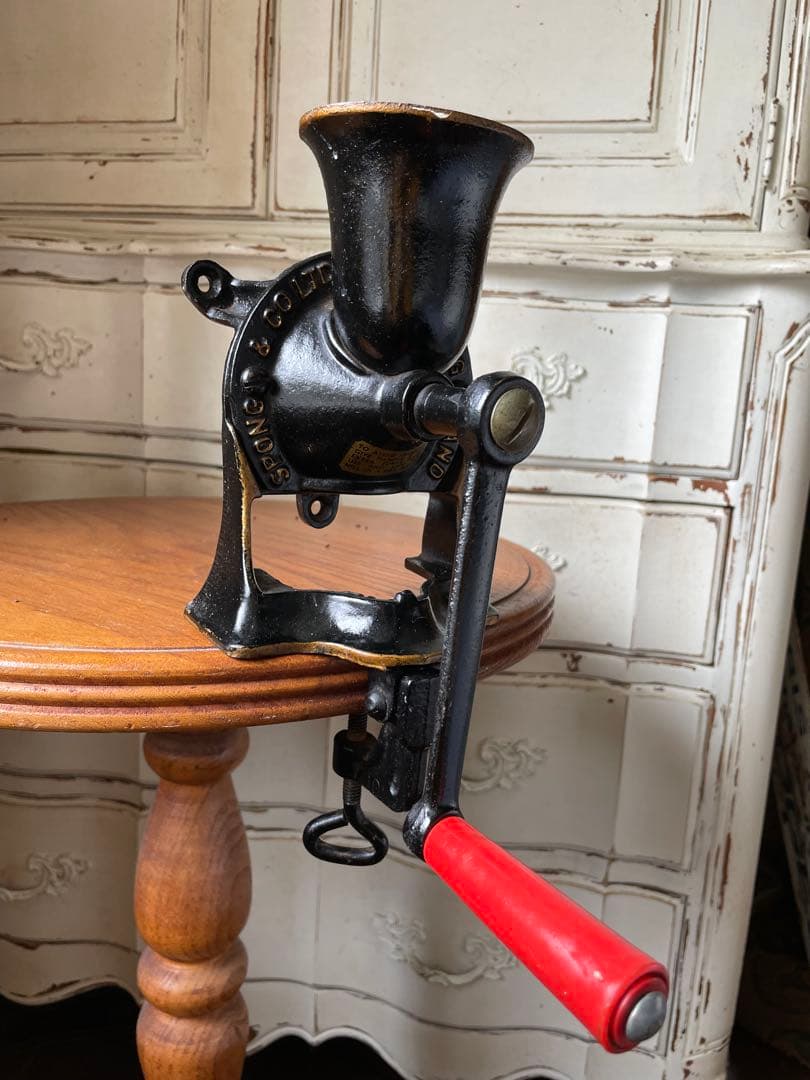 もも様専門イギリスアンティーク 壁掛け　コーヒー　ミル　グラインダー SPONG