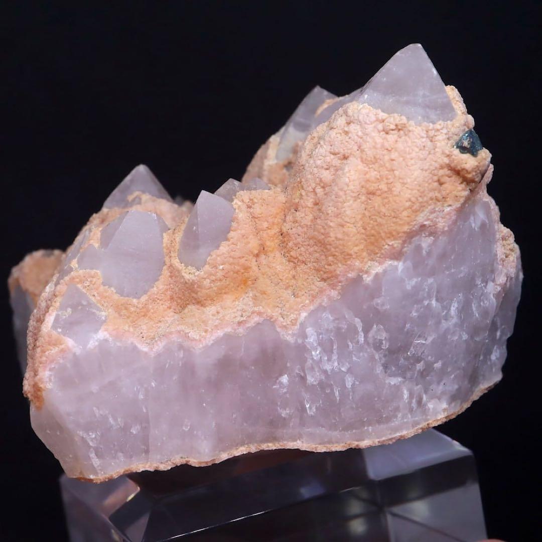 ロードクロサイト in クォーツ 菱マンガン鉱 308.3g RDCT046