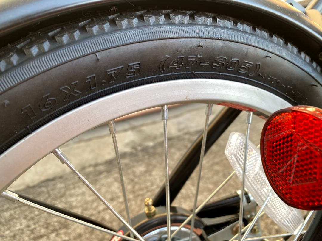 キャプテンスタッグ　折りたたみ自転車　ブラック