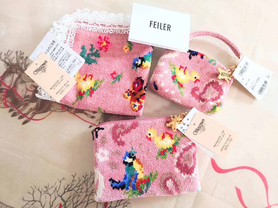 【新品】FEILER フェイラー　ハイジ　近沢レース　3点セット