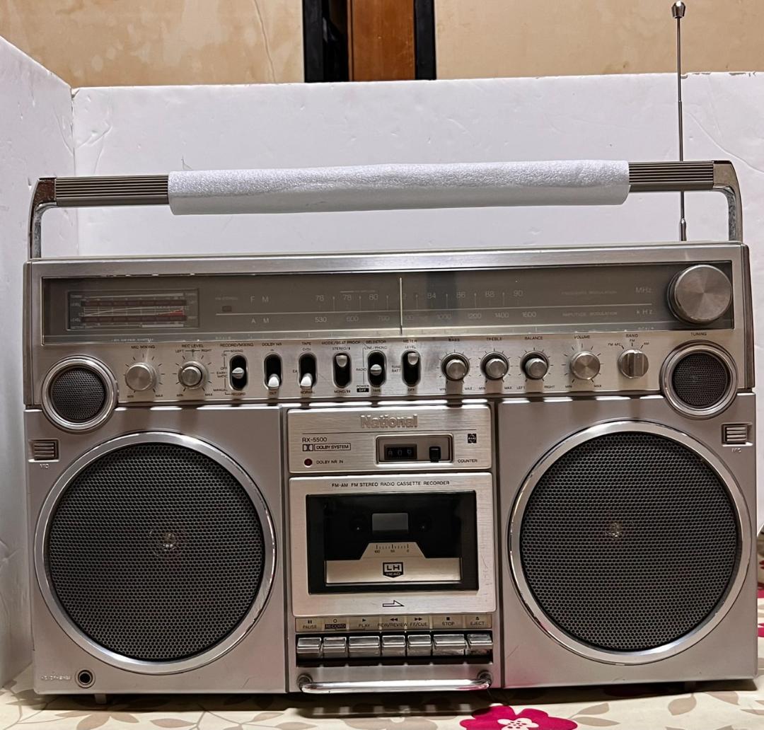 美品 動作品 ラジカセ National RX-5500