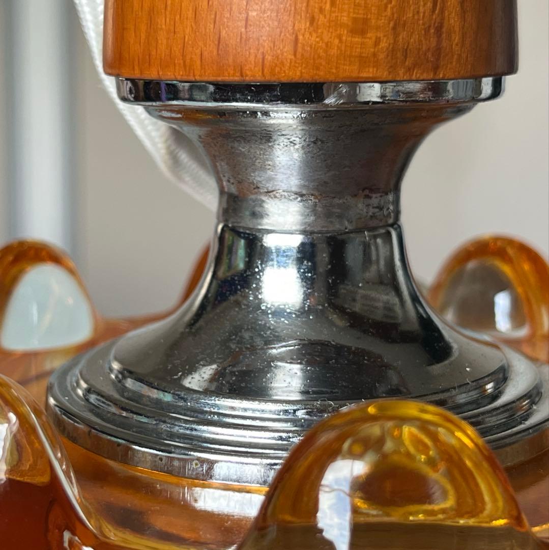 ヴィンテージ　70's ペンダントランプ　ミッドセンチュリー レトロモダン