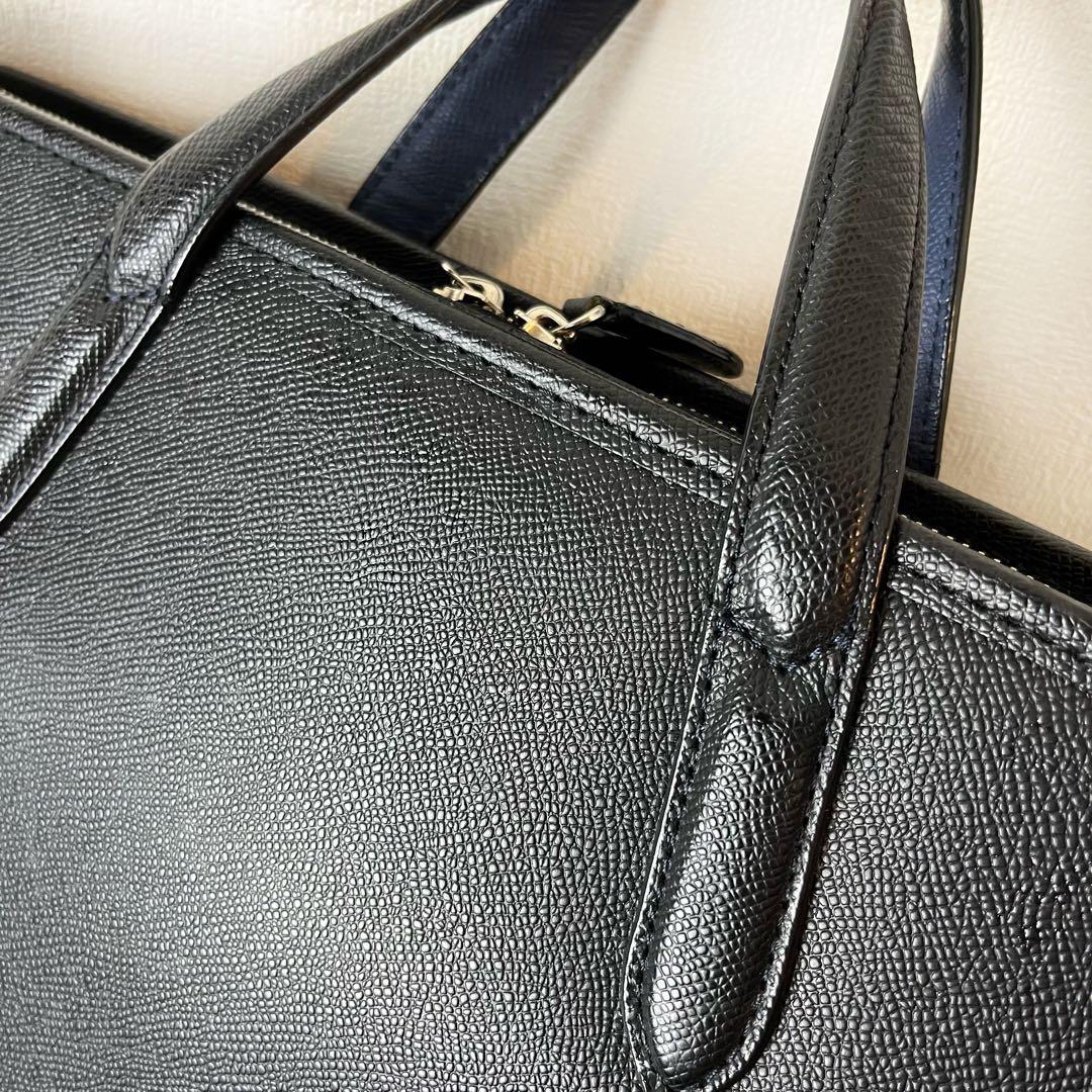 マッキントッシュ レザー ビジネスバッグ スーツケース 2WAY ブラック