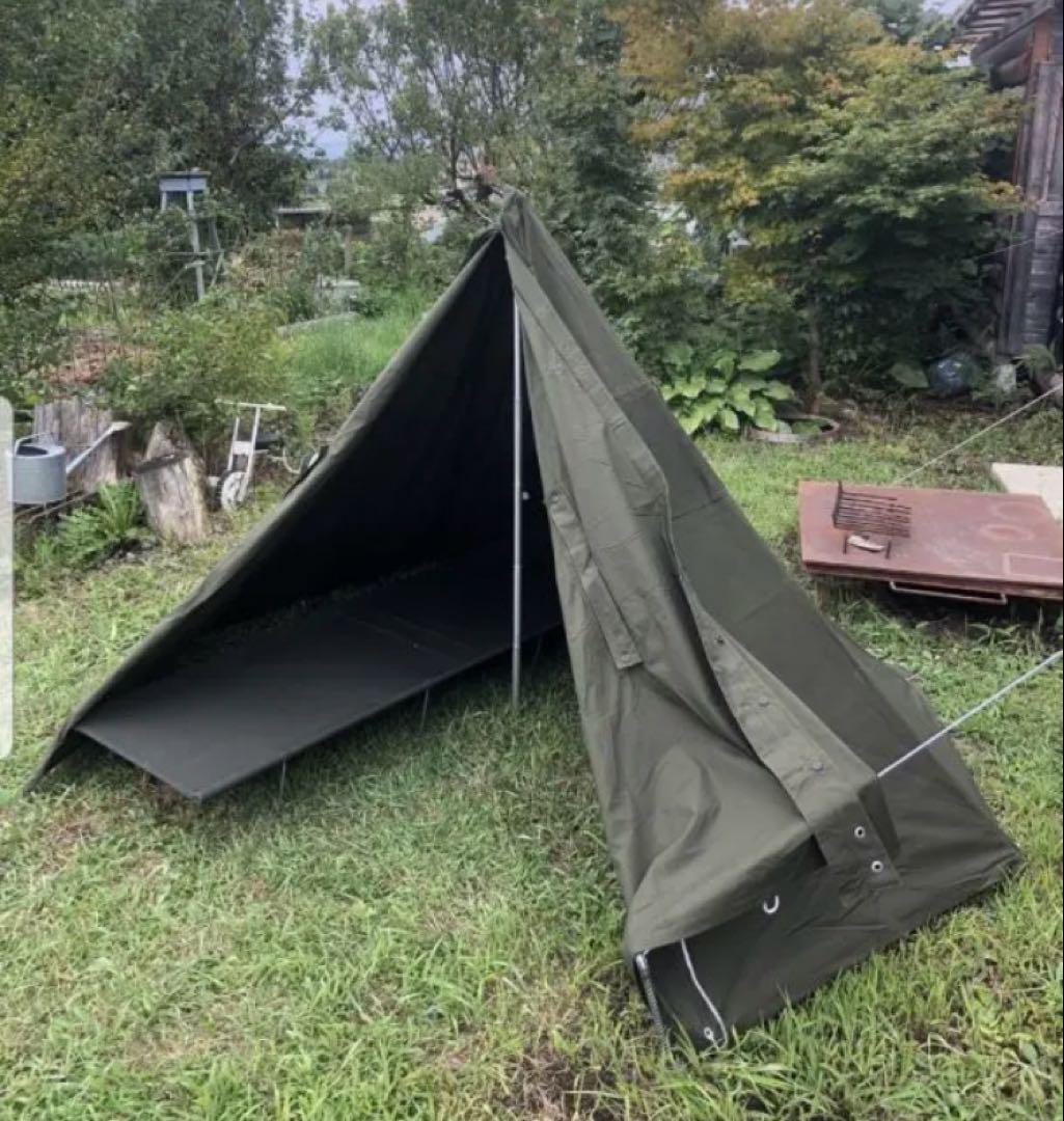 【軍幕屋】￼Ｂ級品★特価★希少★ノルウェー軍テント★ビンテージ★軍余剰品★4枚組