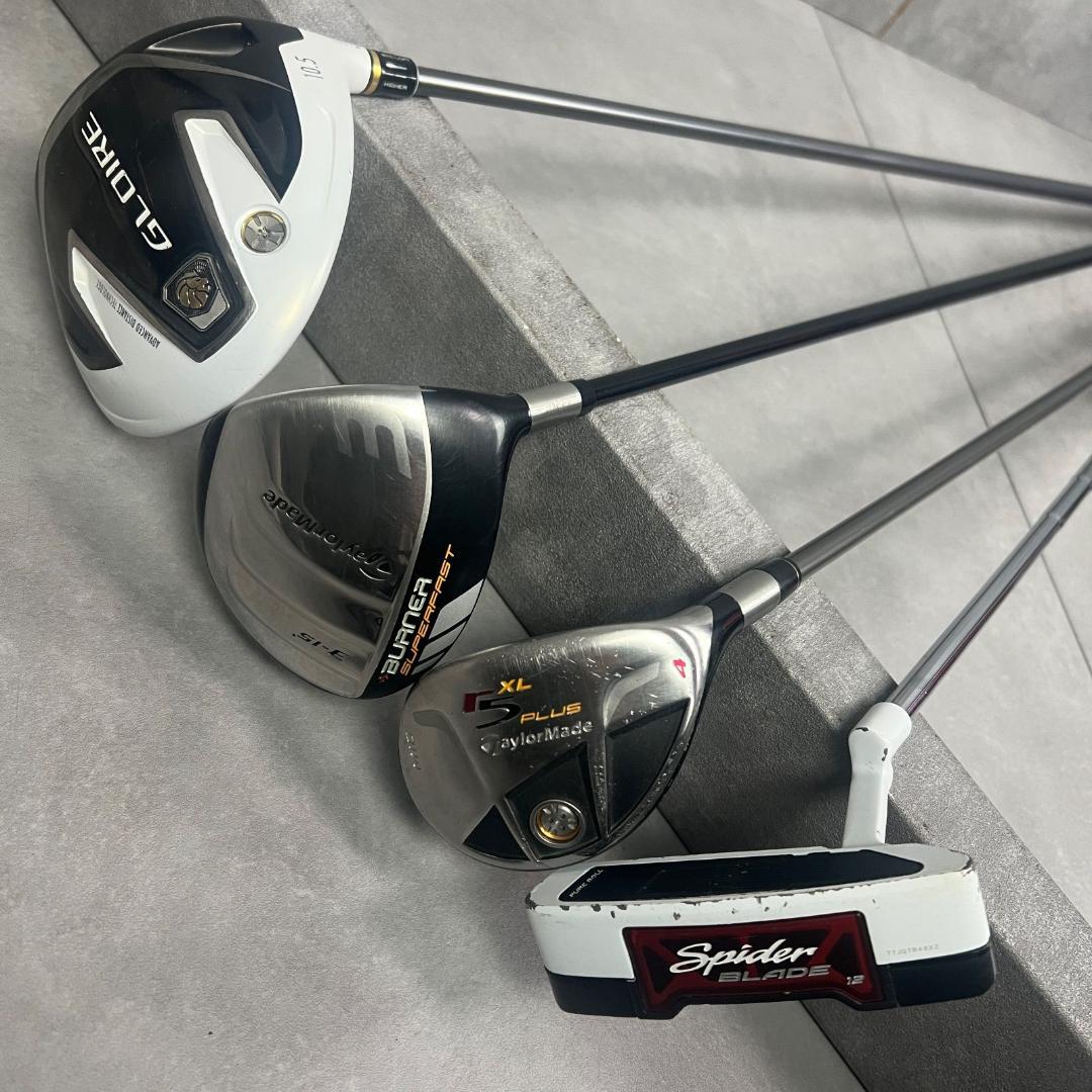 テーラーメイド　タイトリスト　メンズゴルフ14本フルセット　男性　右利き