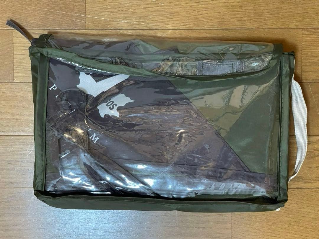 [GWキャンプ:初心者向けテント一式]ロゴス エアマジック(清掃済）＋シート等