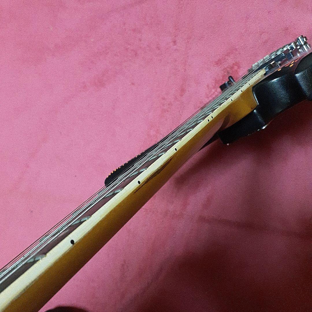 【良・美品】サイケペイント(改)・hideモデル。モッキンバードエレキギター。