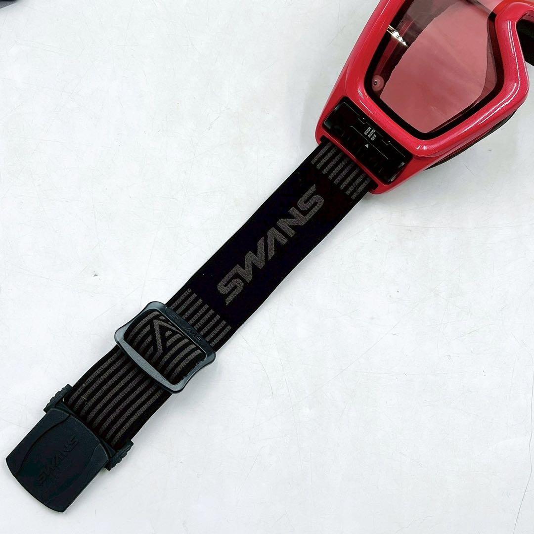 SWANS ターボファン付ゴーグル POLA+OP tec偏光ミラー 動作確認済