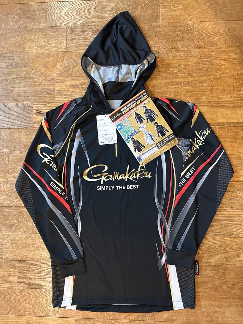 がまかつ 2WAYプリントジップシャツフーディ