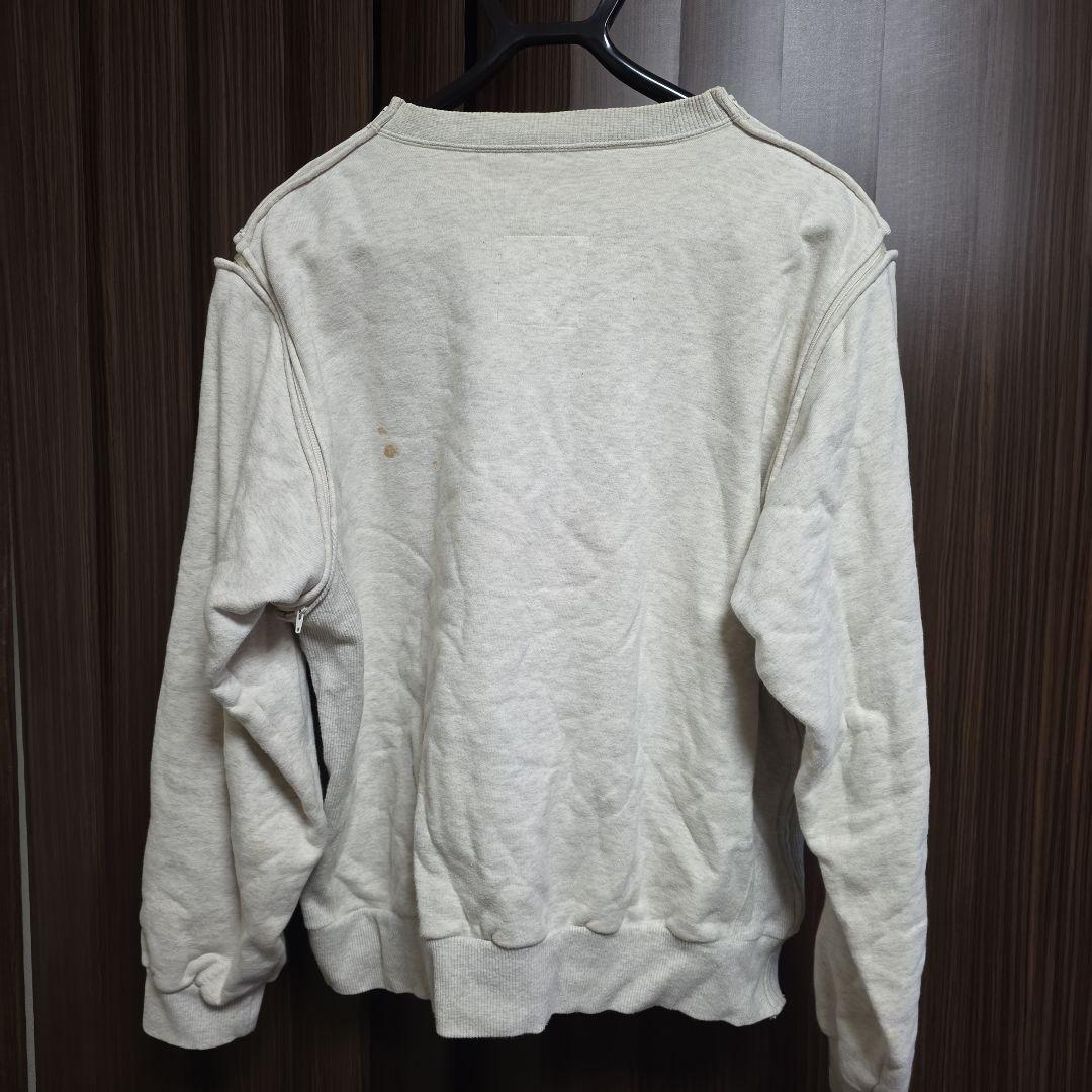 アンダーカバー　RADICAL プリント スウェットライトグレー