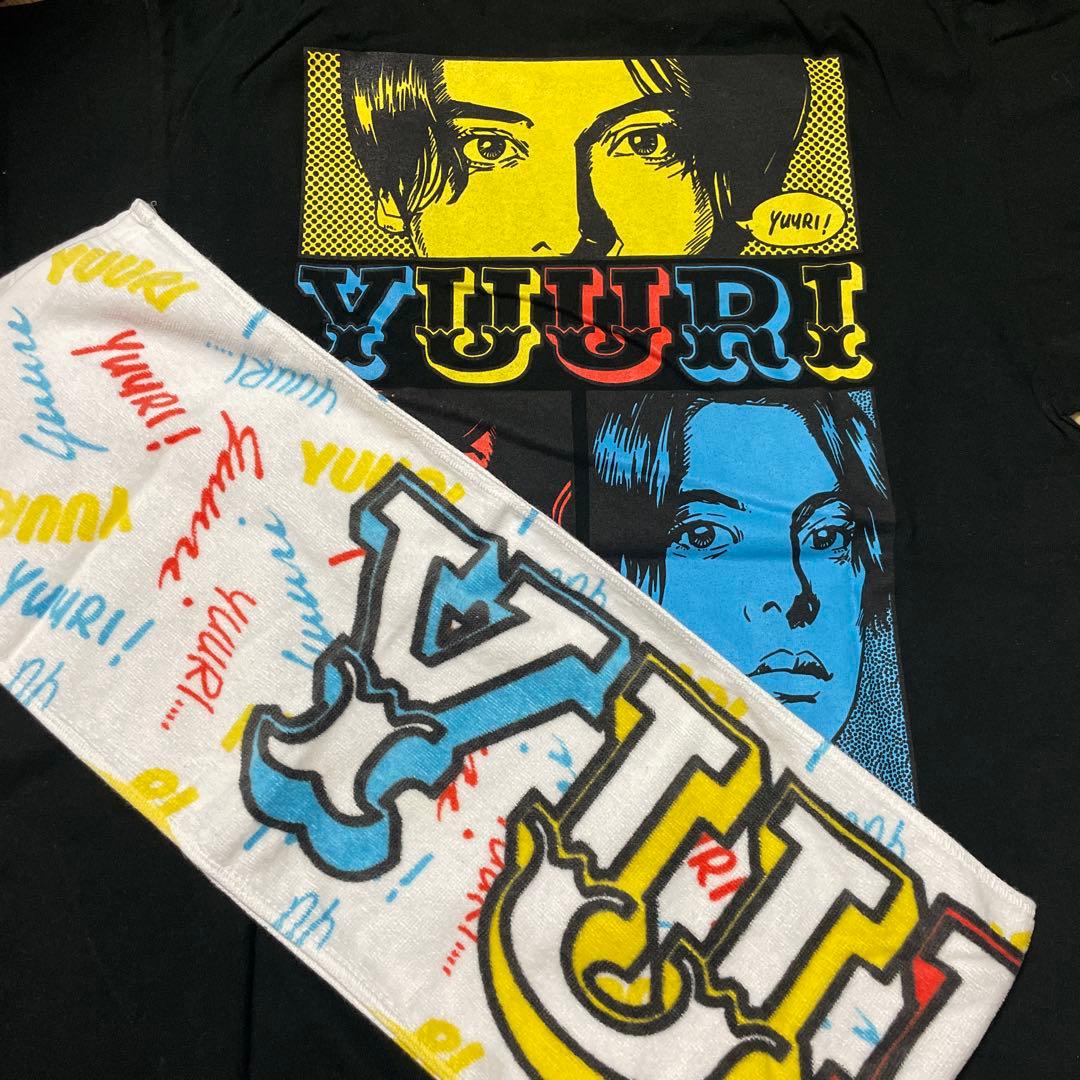 優里　アメコミTシャツ、マフラータオル