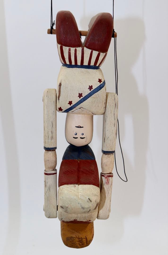 空中ブランコ アメリカン・フォーク・アートWOLF CREEK 木製空中ブランコ