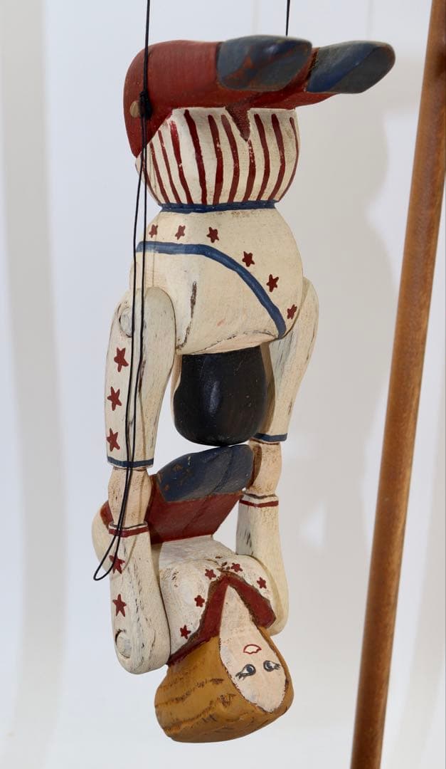 空中ブランコ アメリカン・フォーク・アートWOLF CREEK 木製空中ブランコ