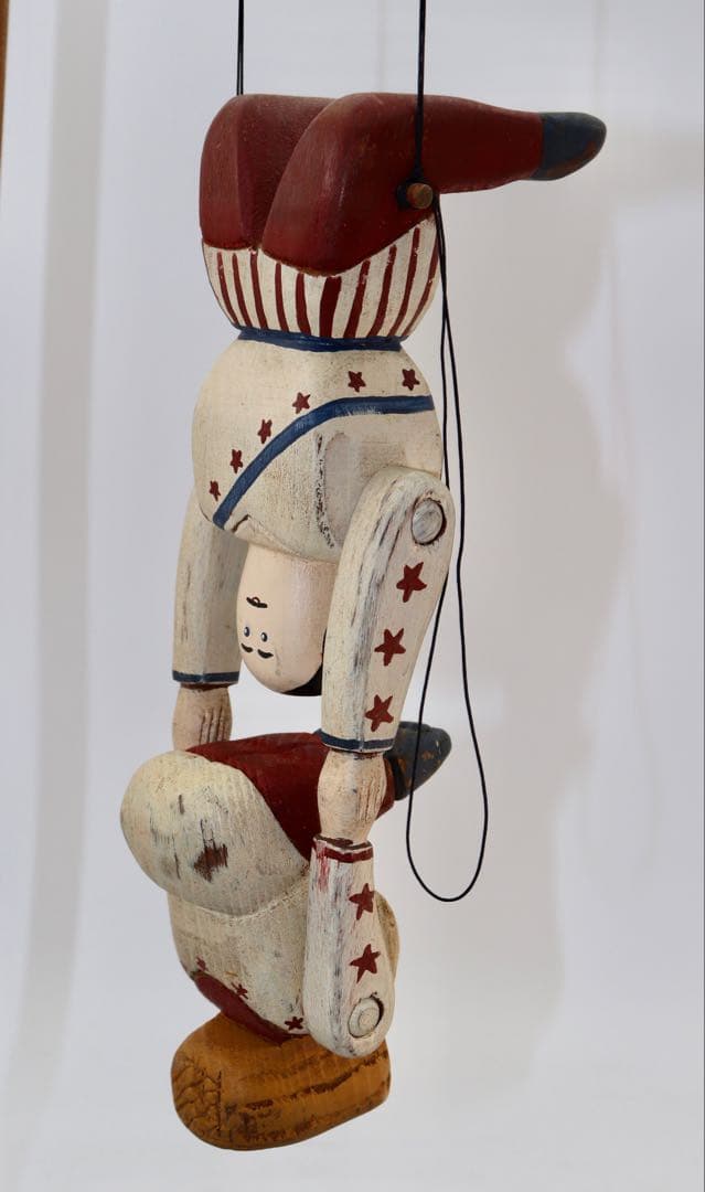 空中ブランコ アメリカン・フォーク・アートWOLF CREEK 木製空中ブランコ