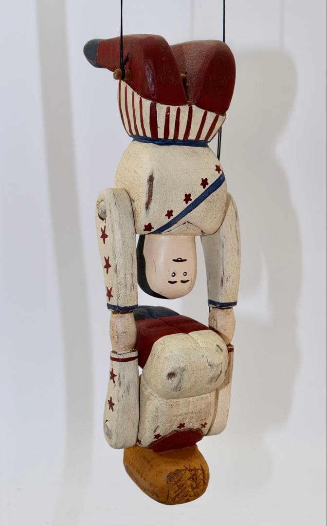 空中ブランコ アメリカン・フォーク・アートWOLF CREEK 木製空中ブランコ