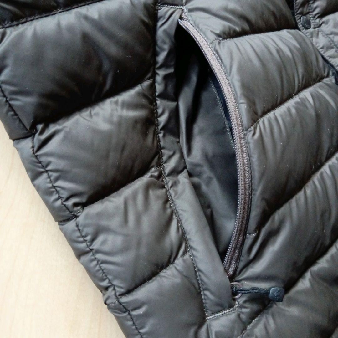 【美品】DANTON インナーダウンジャケット モカブラウン M