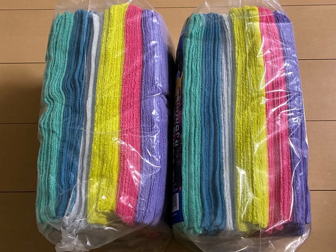 贅沢マイクロファイバータオル　36枚入り　2セット