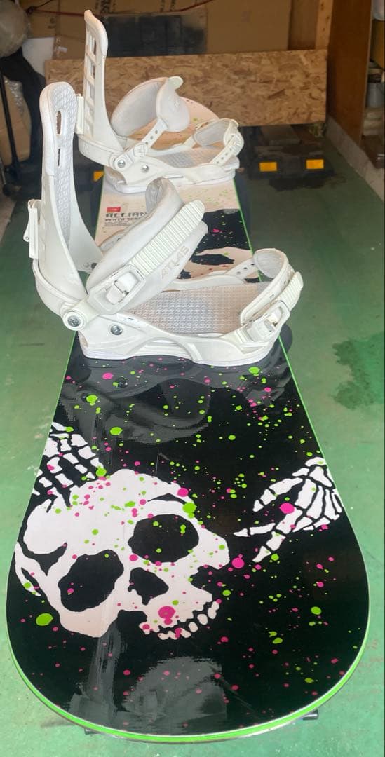 【送料込み】★ALLIANスノーボード145★UNIONバインディングセット★