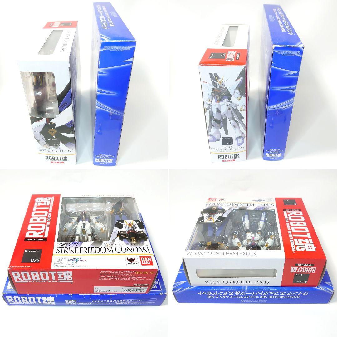 一部欠品 ROBOT魂 ストライクフリーダムガンダム&ウイングエフェクト セット