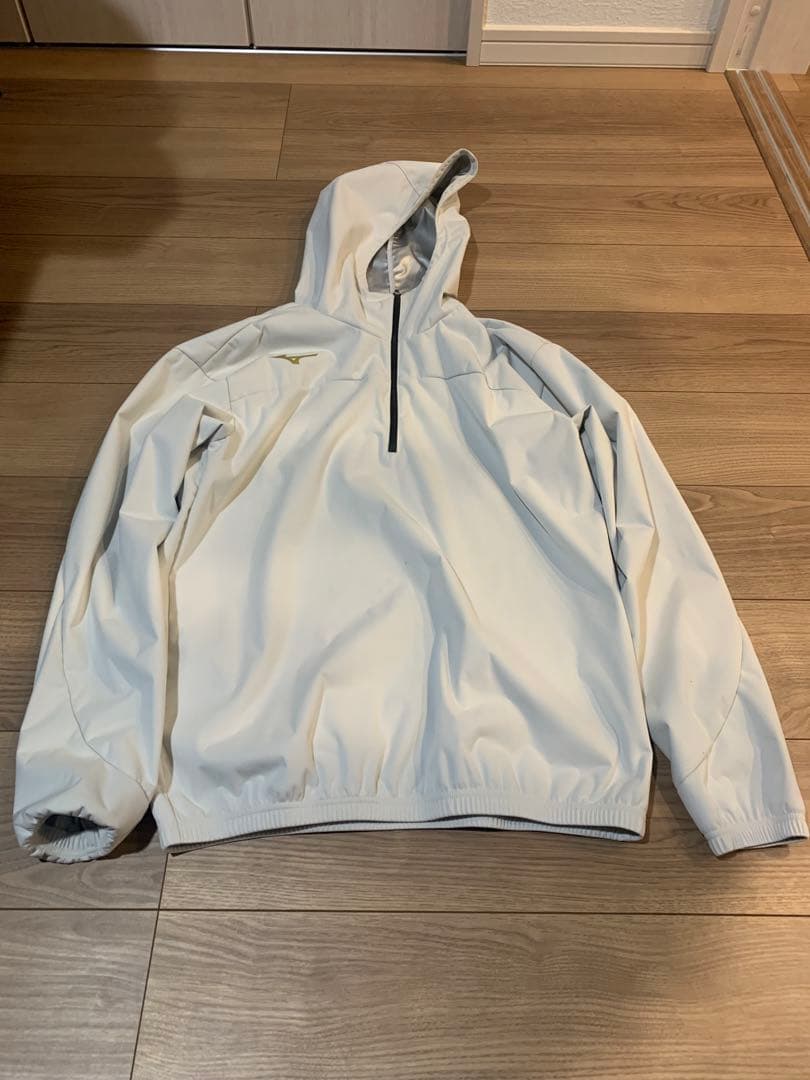 リ*ン様 Mizuno ホワイト サウナスーツ フード付き