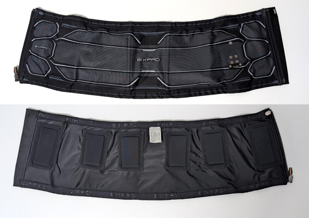 【2点セット】SIXPADパワースーツ ヒップ＆レッグMen L＆コアベルトM