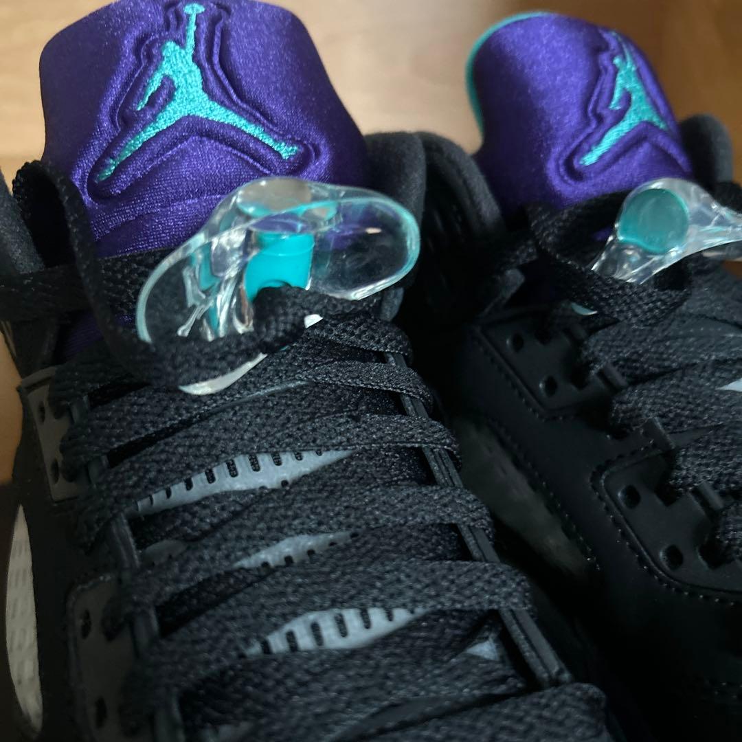 シューズ(女性用) NIKE AIR JORDAN 5 RETRO BLACK GRAPE