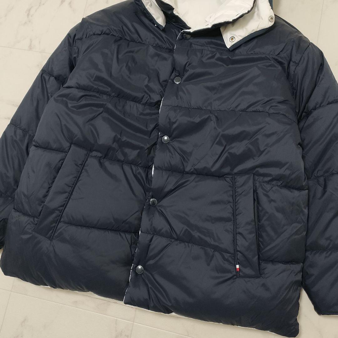 【新品タグ付】トミーヒルフィガー　2way　リバーシブル中綿ジャケット　Lサイズ