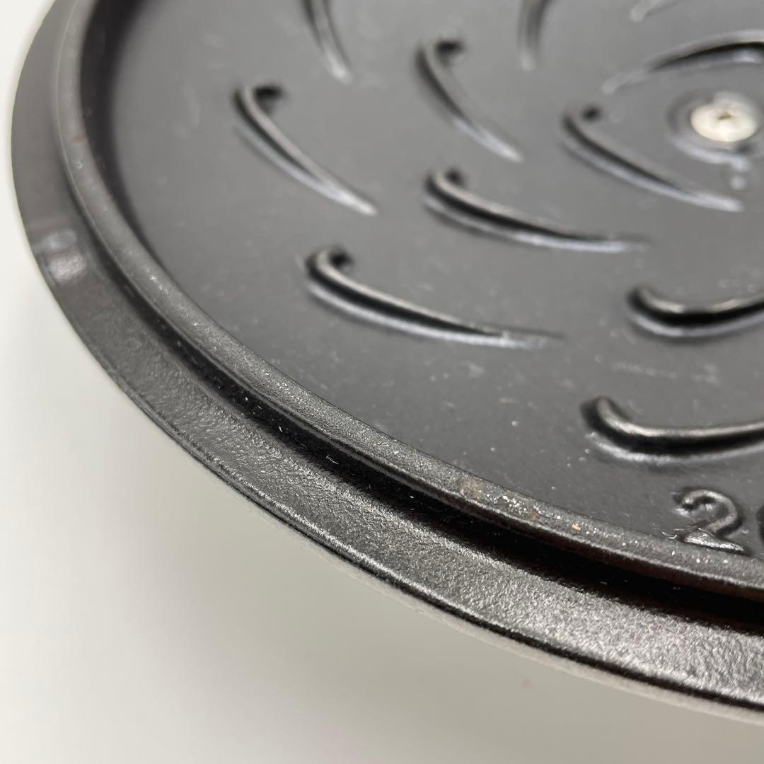 美品　ストウブ ラ・ココット de GOHAN L 20cm グレー系