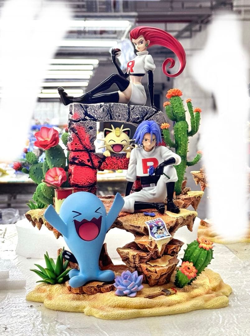 ポケモンガレージキット　Team Rocket フィギュア EGG Studio