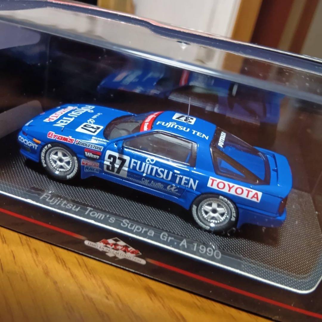 【2台】EBBRO エブロ　トムス　スープラ　Gr.A 1990 1/43