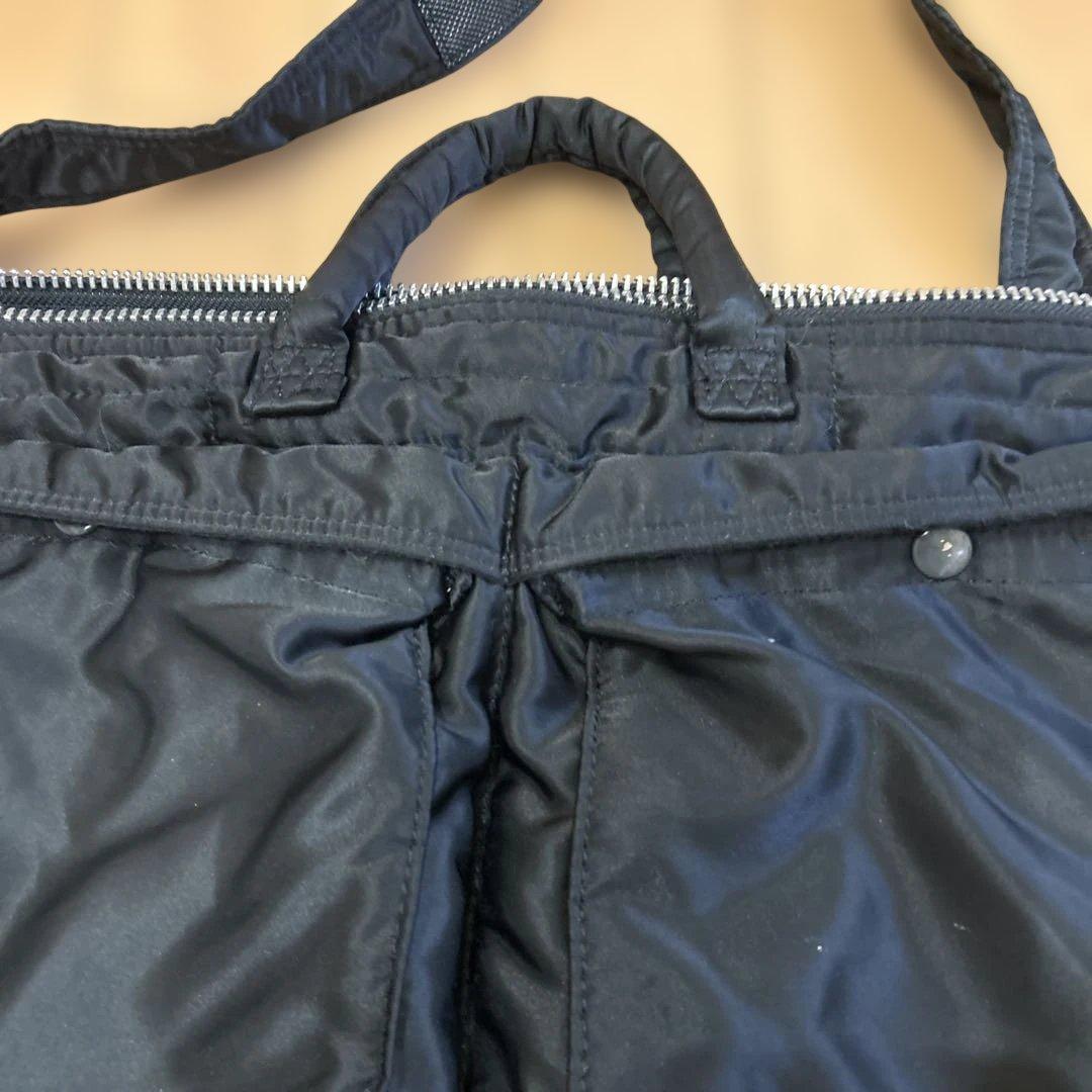 PORTER ブラック　ナイロンショルダーバッグ