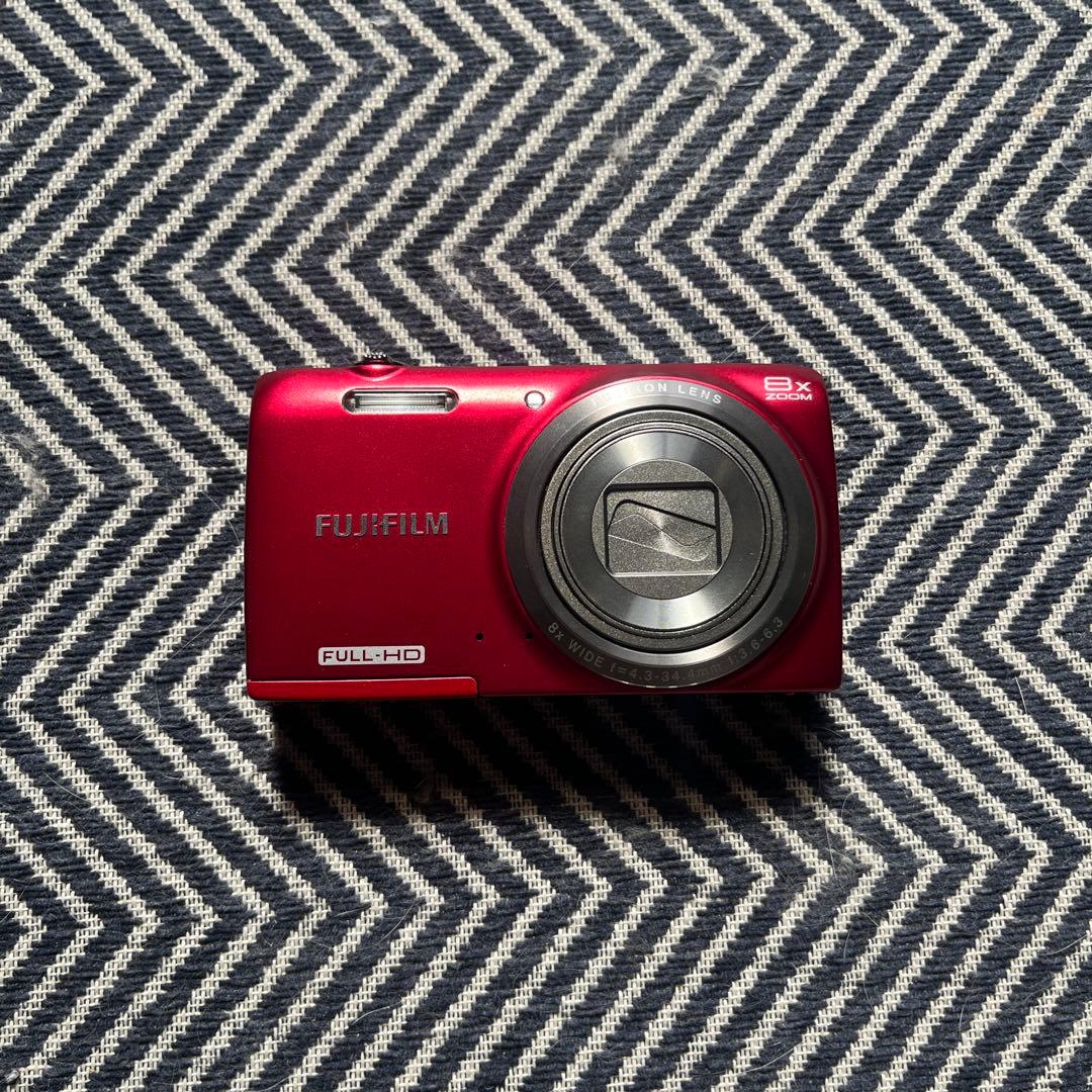 FUJIFILM FinePix JZ700コンパクトデジタルカメラ レッド