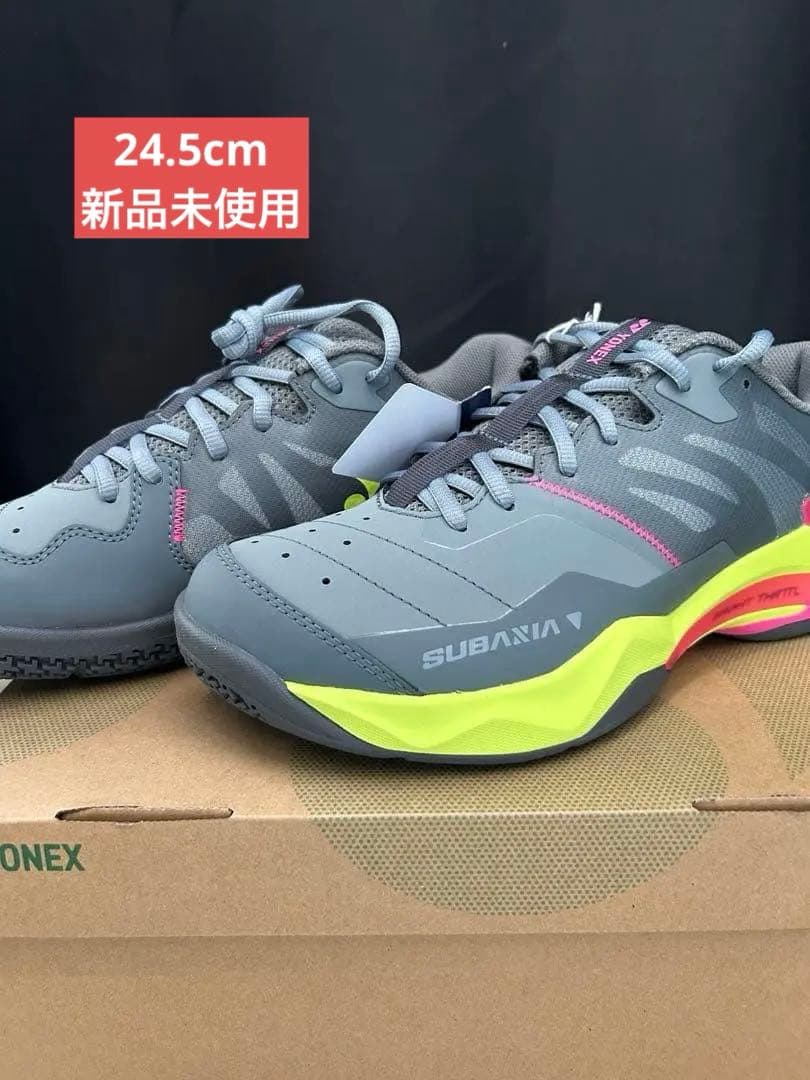 24.5ｃｍ　サブアクシアワイド　新品未使用　YONEX　バドミントン　シューズ