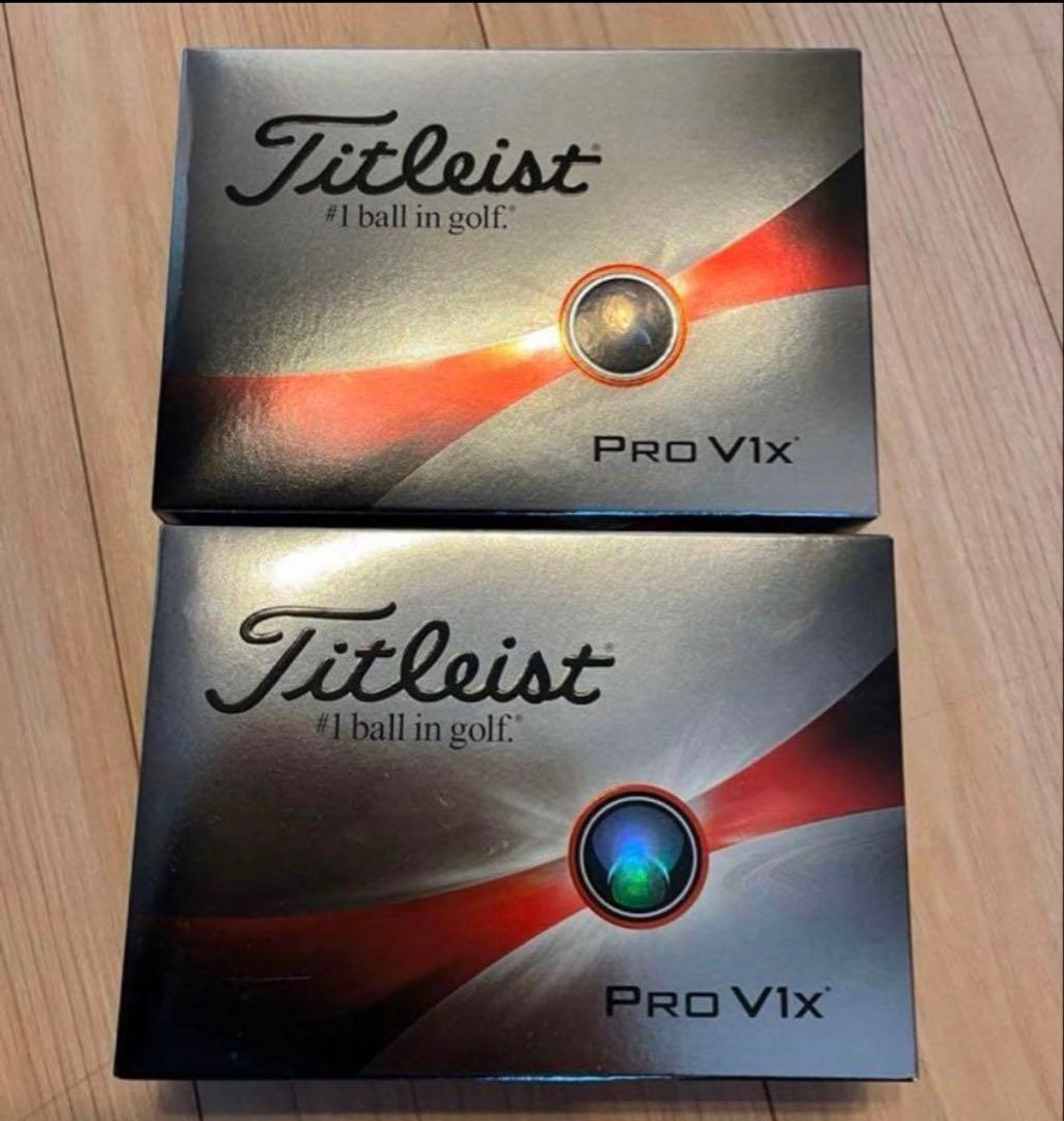 タイトリスト　PROv1x 2ダース　新品