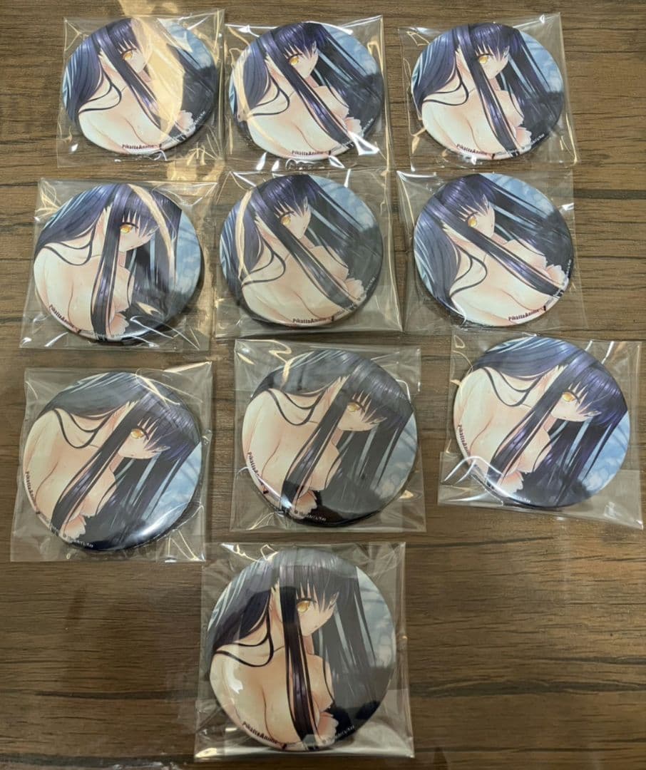 Summer Pockets 久島鴎 75mm缶バッジ 10個