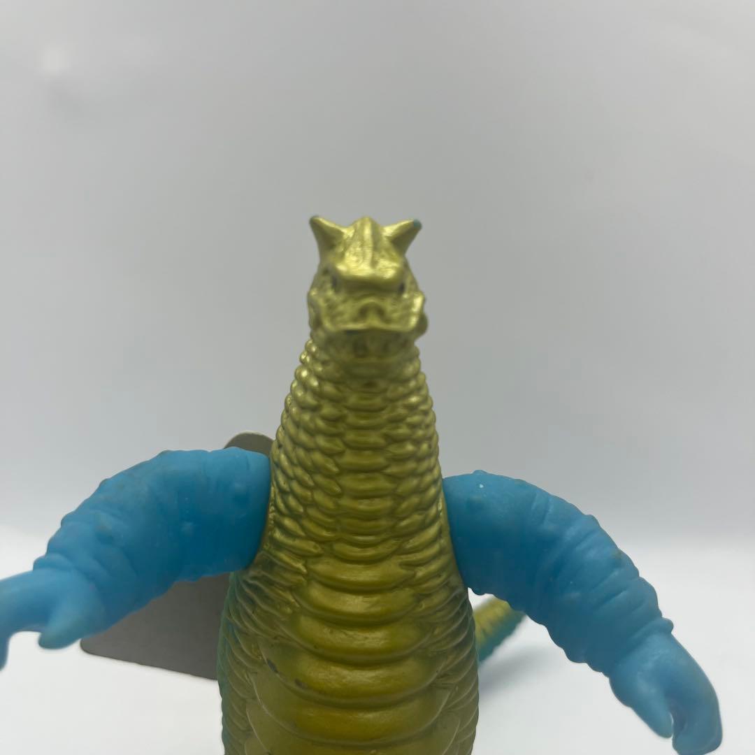 2本ツノ レッドキング パチ 怪獣 ソフビ 円谷プロ ブルマァク マルサン 当時