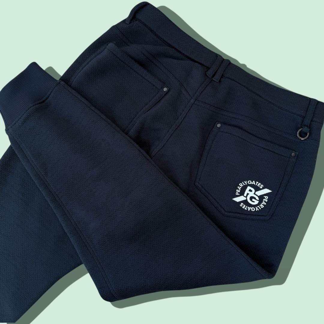 裏起毛　パーリーゲイツ　ジョガーパンツ　XL〜XXL相当 紺　ネイビー　濃紺　6