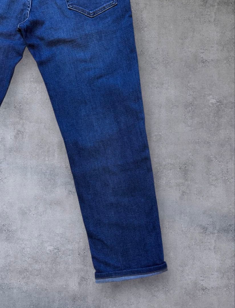 ピーティートリノデニム ストレッチ テーパード デニムスラックス