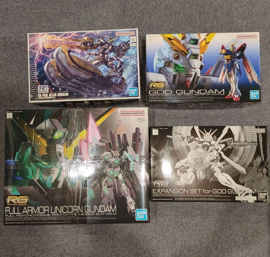 ガンプラまとめ売り HG RG 4点