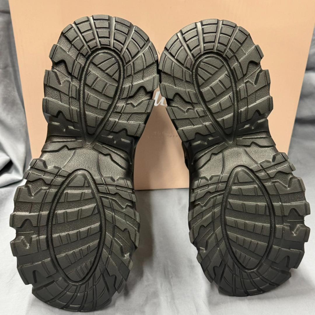 BUBBLES ダブルバックルプラットシューズ B24001 36