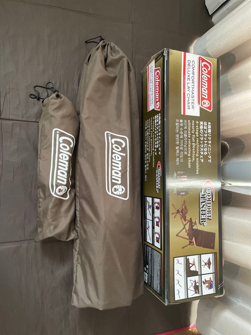 Coleman アウトドアチェア リクライニング機能付き